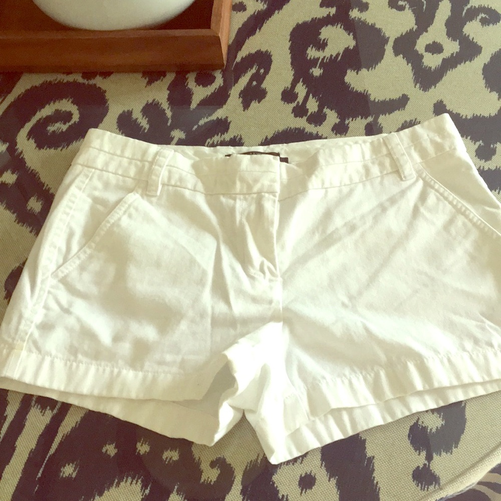 JCrew white shorts